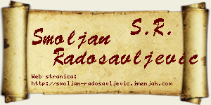 Smoljan Radosavljević vizit kartica